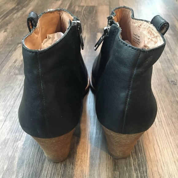 Madewell Black Leather Billie Boot - Picture 4 of 8